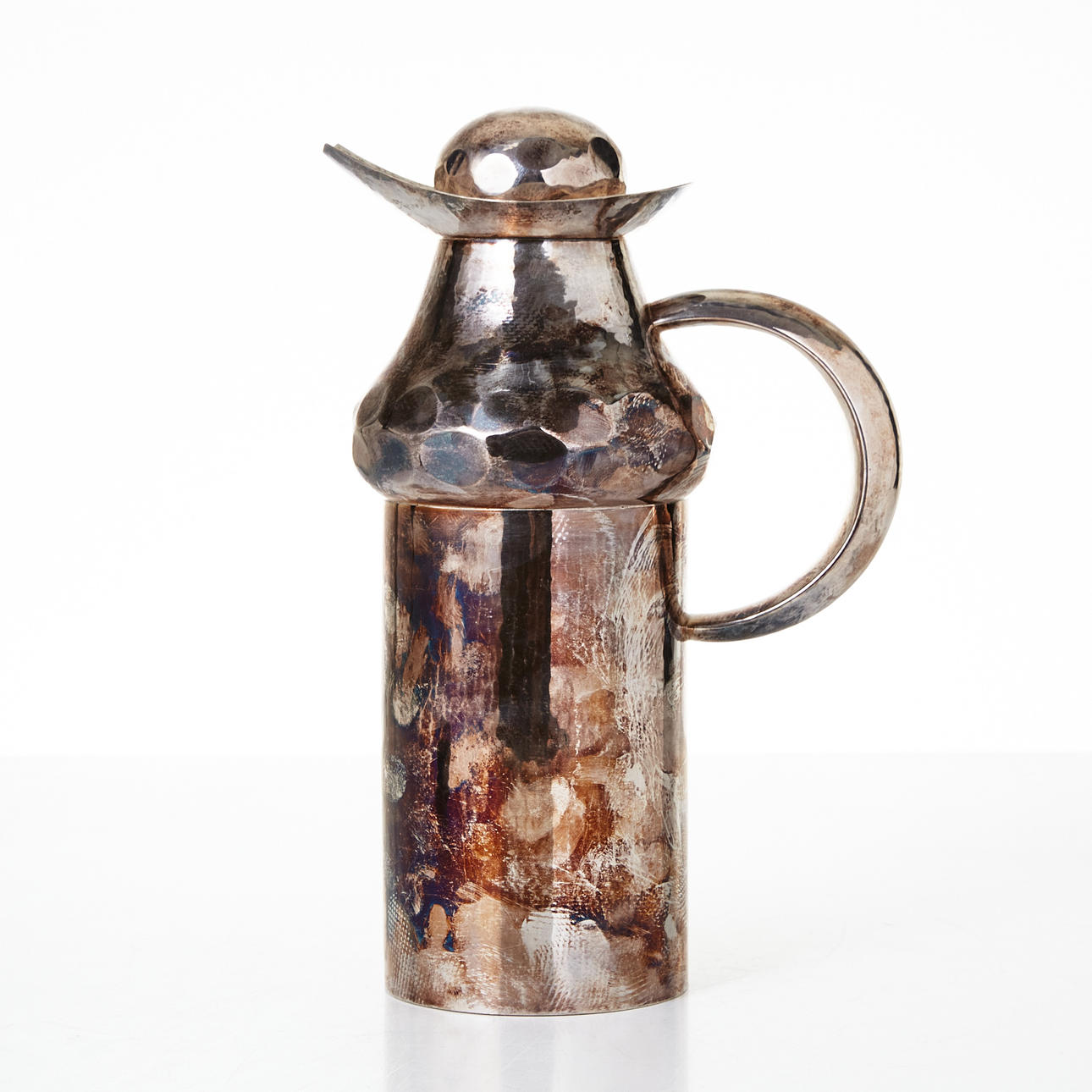 JAN LUNDGREN, jarra termo, plata de ley, Estocolmo 1970.