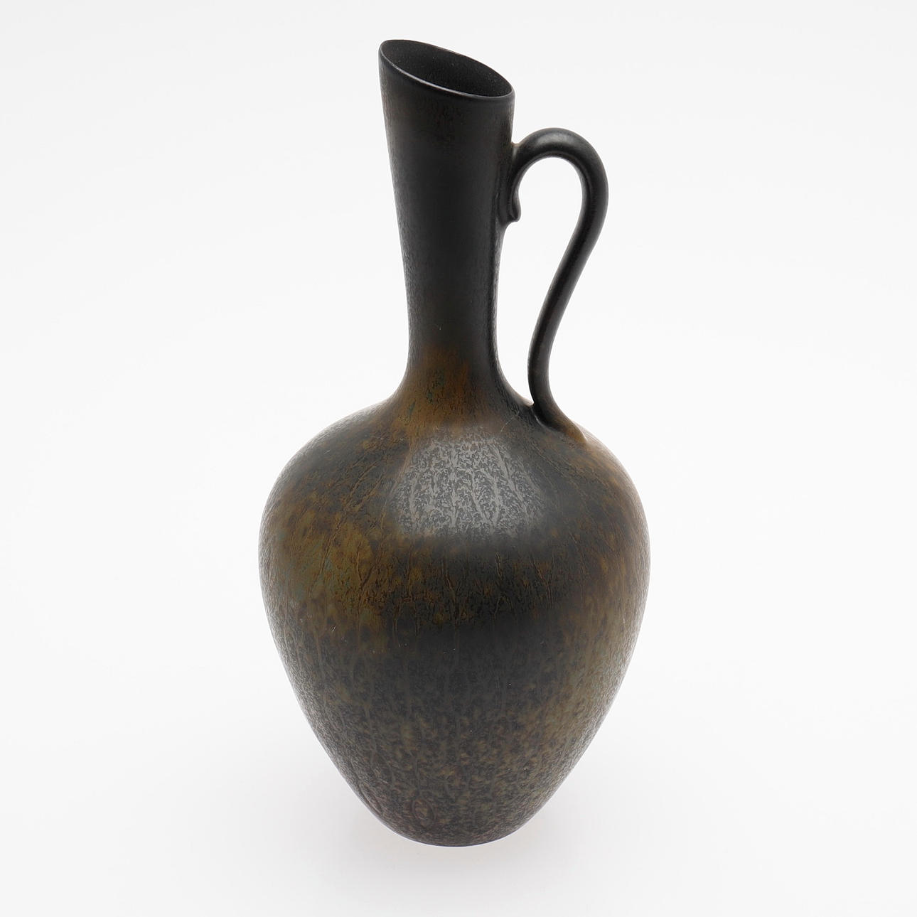 GUNNAR NYLUND. HÄNKELVASE, GLAZED STONEWARE, RÖRSTRAND.