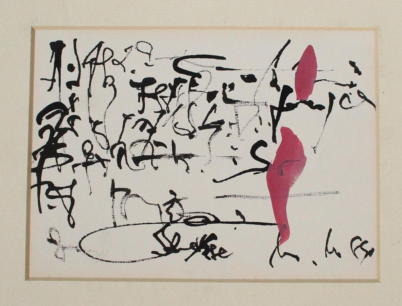 STUDIO OF MAX MÜLLER (BK). 'Crowd', drawing.