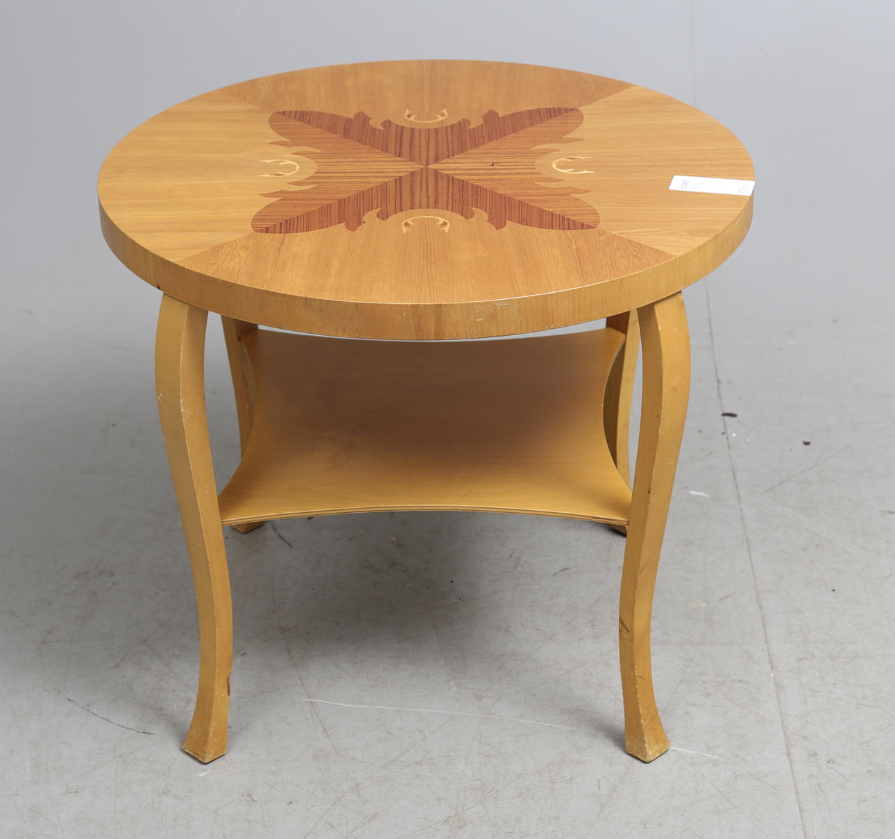 BORD med intarsia, 1900-tal.