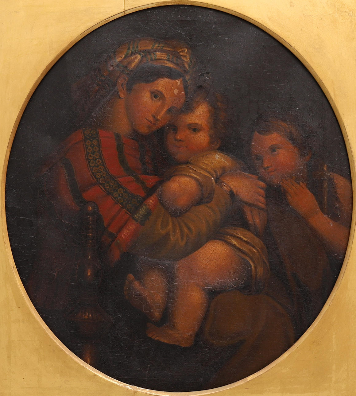 AFTER RAPHAEL. HELIG FAMILJ. Konst - Måleri - Auctionet