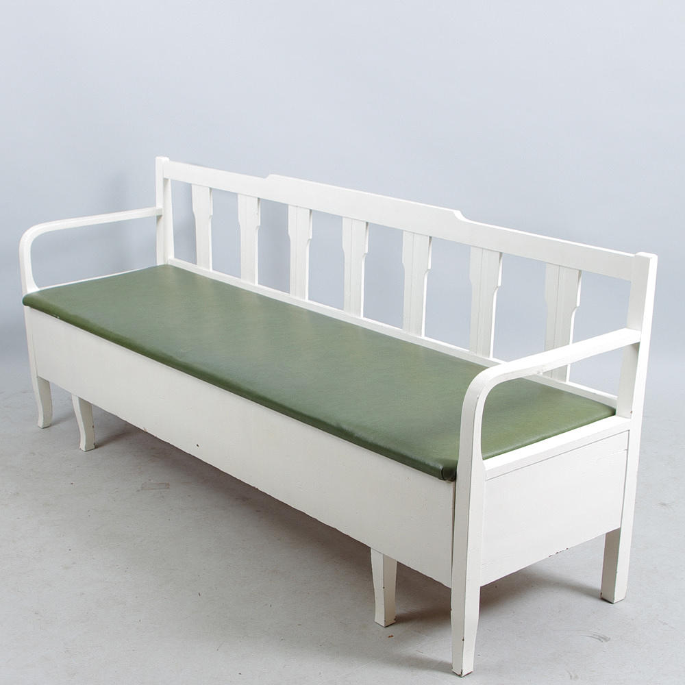 KÖKSSOFFA, vitmålad, tidigt 1900-tal.