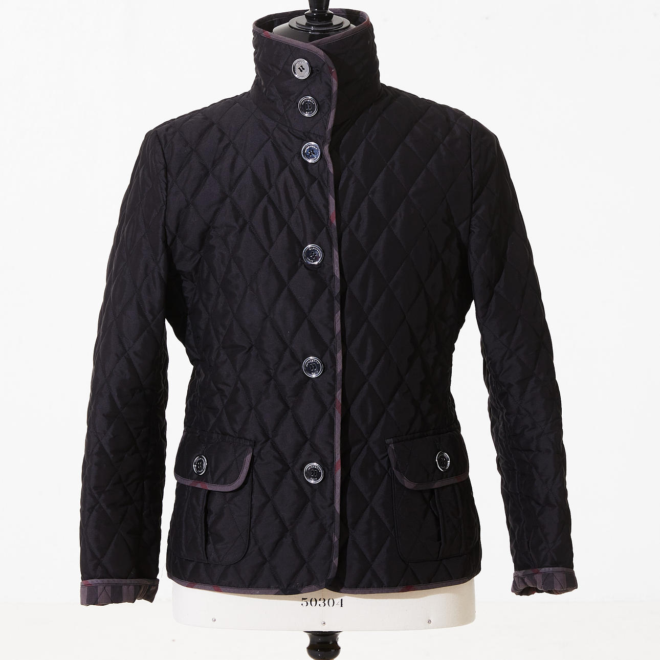 BURBERRY, jakke, quiltet, str L, dame.