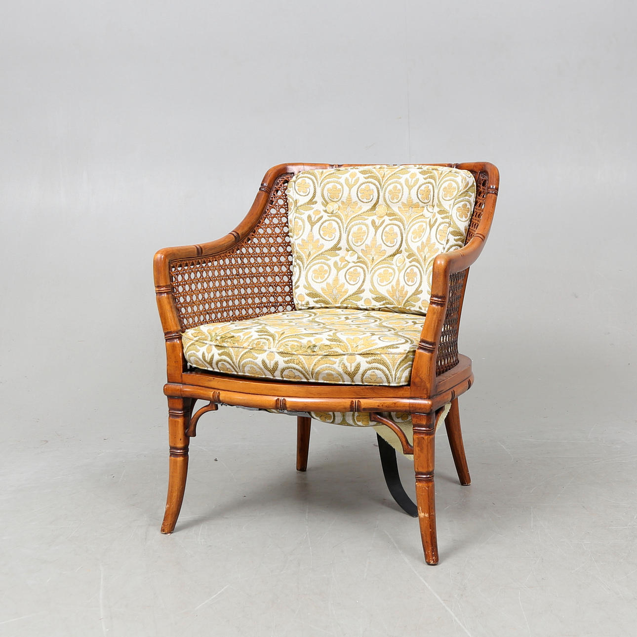 SESSEL, Kolonialstil, Rattan.