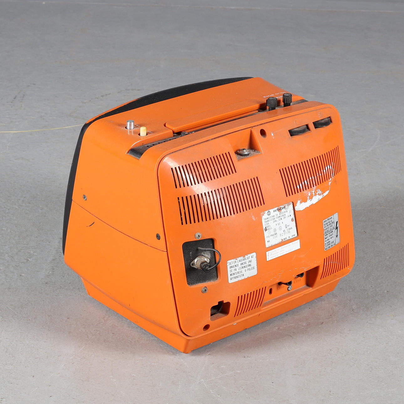 TV, Hitachi solid state, model P-52 A, 1970s. Miscellaneous