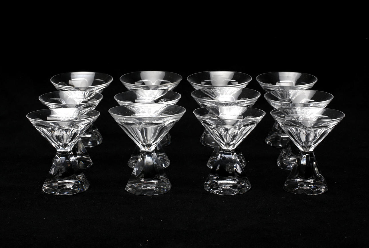 KRISTALLGLAS, 12 st. Boda.