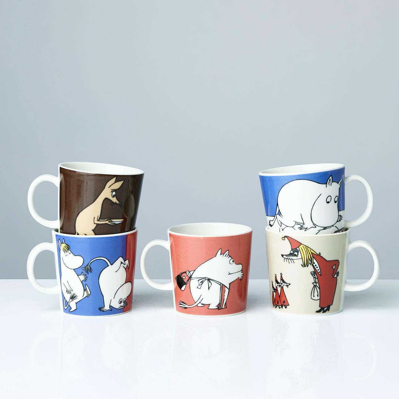 MUMINMUGGAR, 5 st, Arabia Finland.