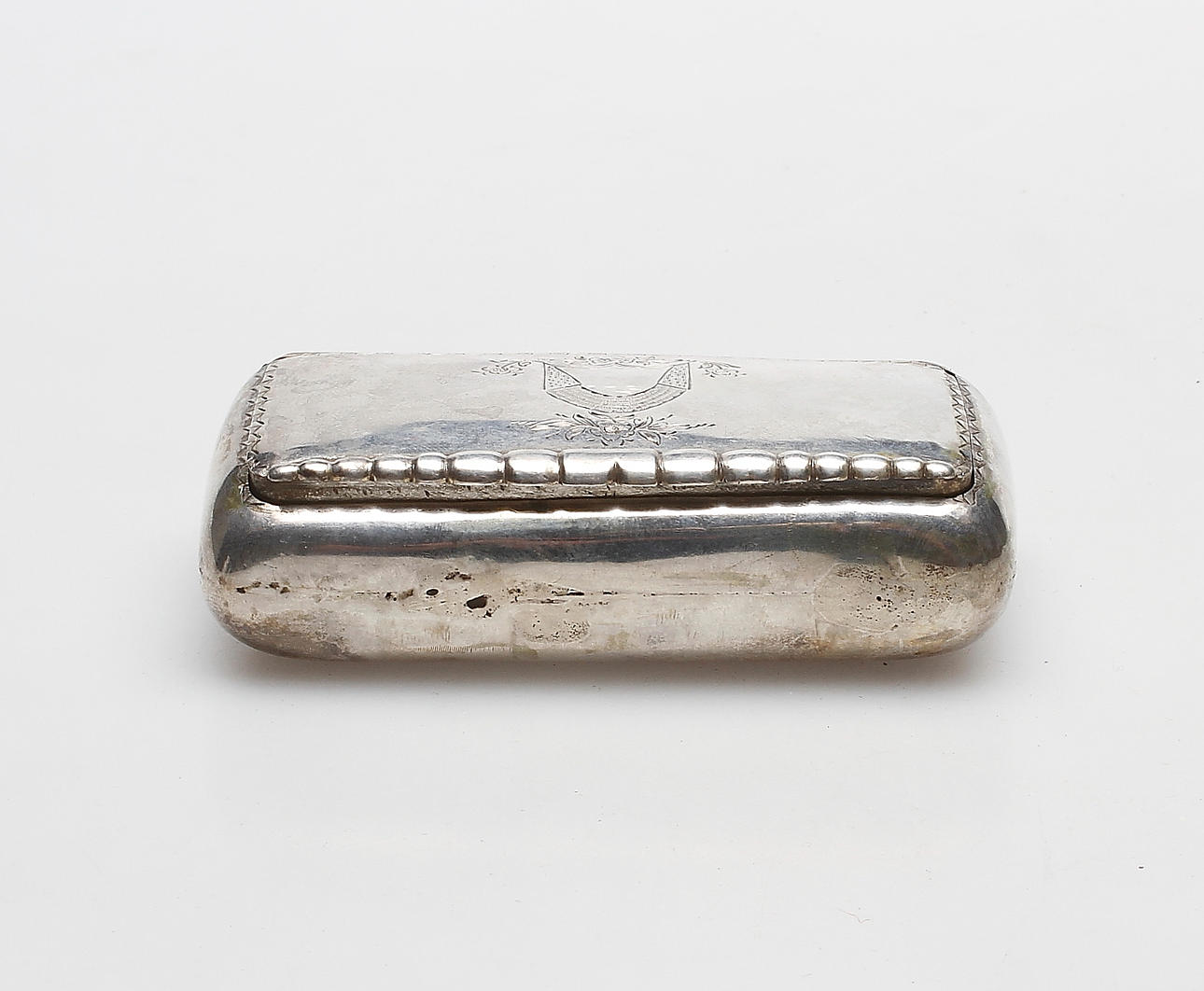 SNUSDOSA, silver, 1828.