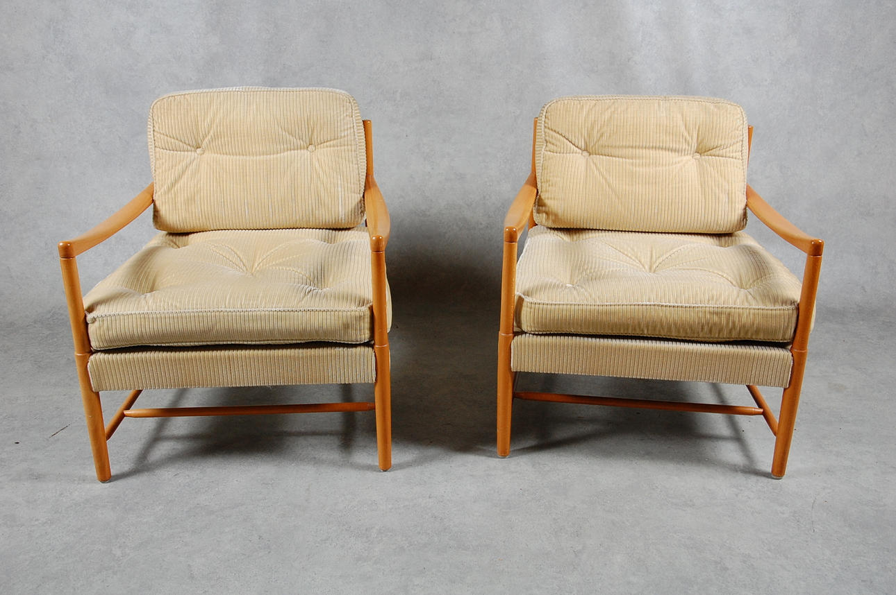 FÅTÖLJER, 1 par, " Bristol " AB Linlöfs Möbler Lammhult, 1960-tal.