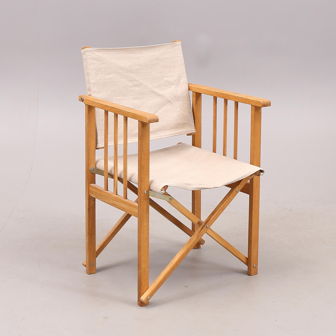 REGISSÖRSSTOL, ek, Hyllinge Möbler.