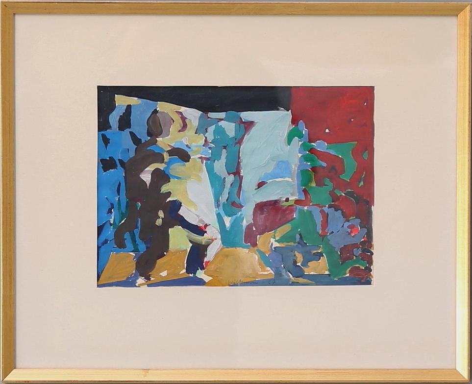 LENNART WILKMAR. Gouache, signerad och daterad, Wilkmar -67.