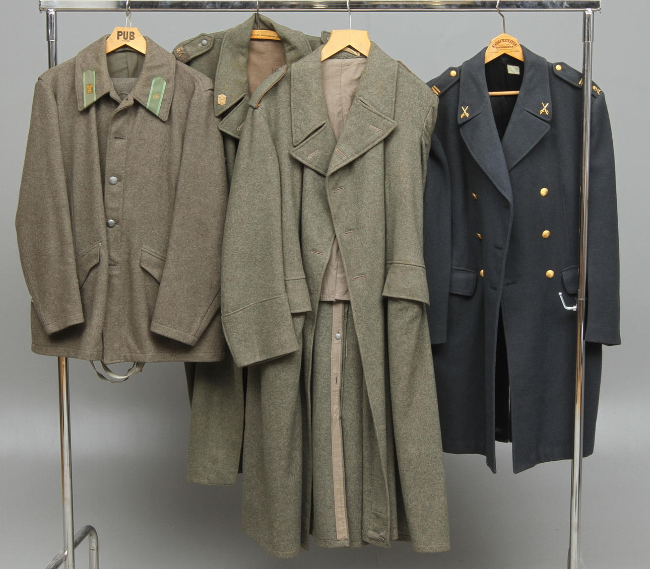 UNIFORMSDELAR, bla Fältuniform m/59.