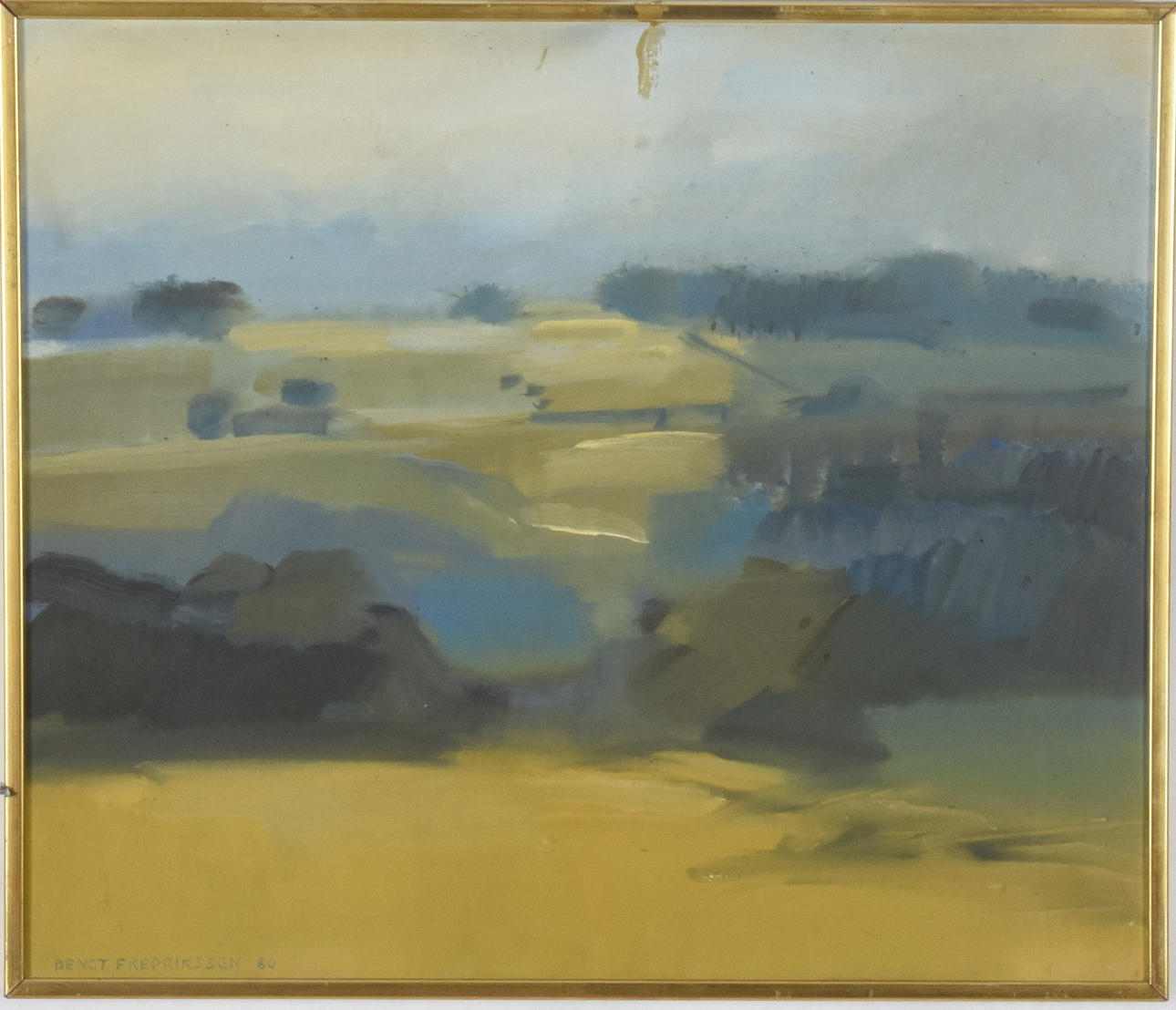 BENGT FREDRIKSSON. Oil on Board.