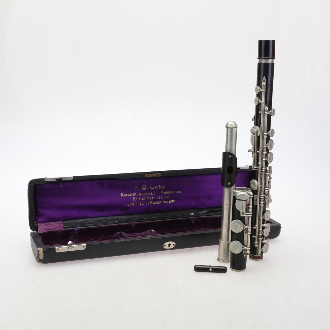 TRANSVERSE FLUTE, In bag, FG Ubel, Germany.
