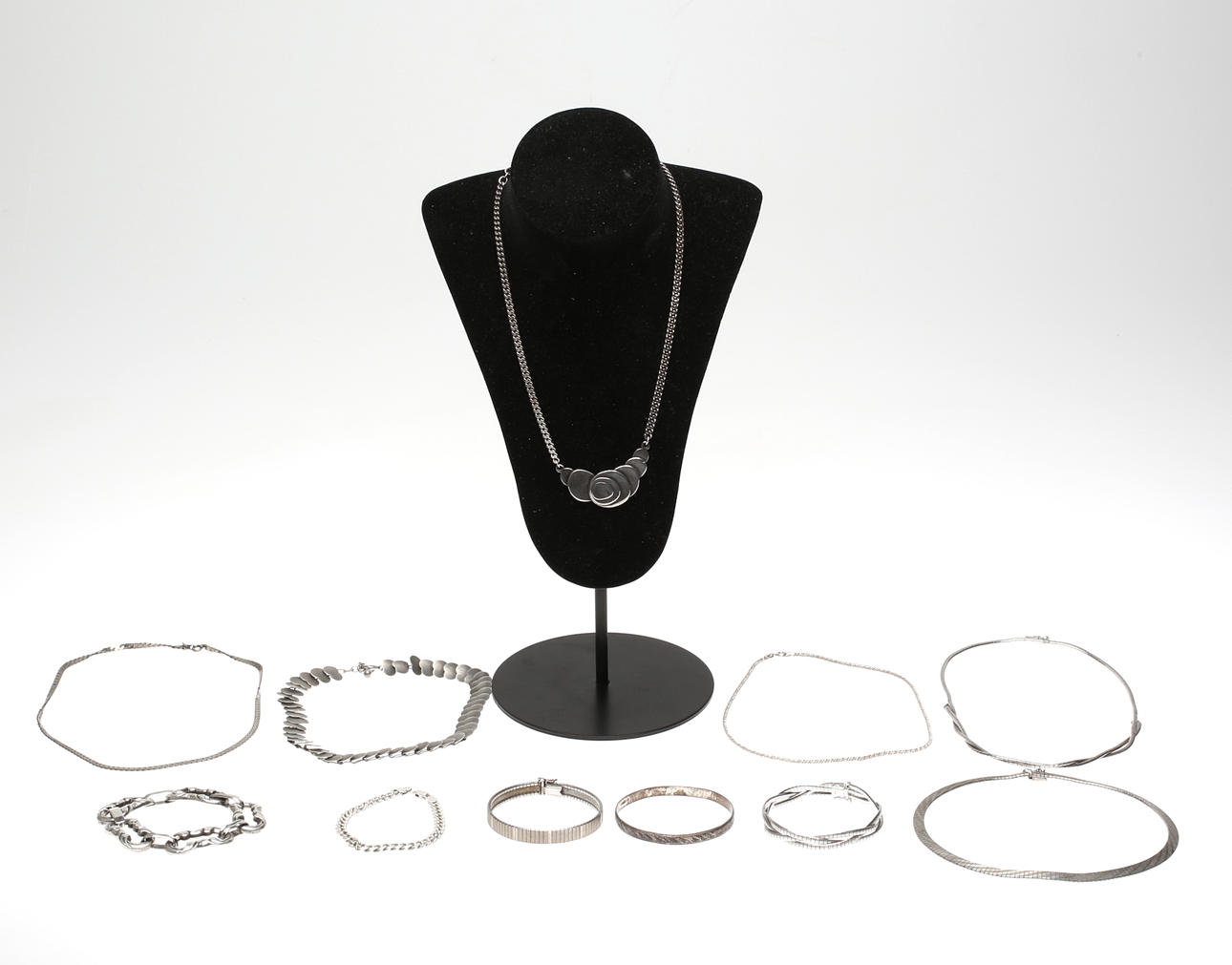 SILVER, Halsband, Armband.