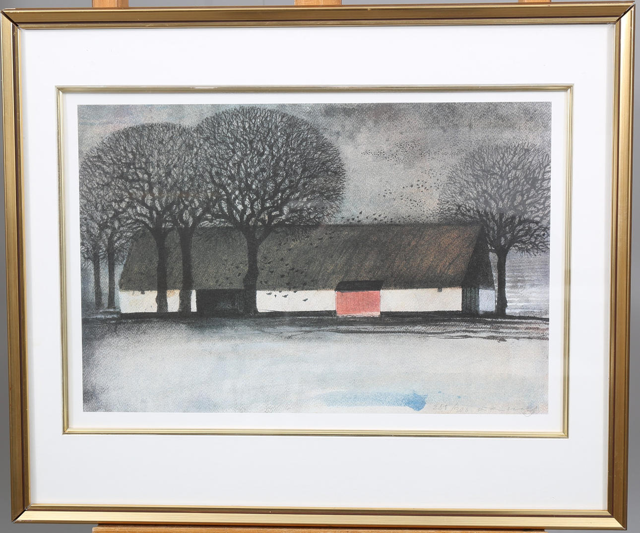 ÅKE ARENHILL. Print, numbered and signed in the print.