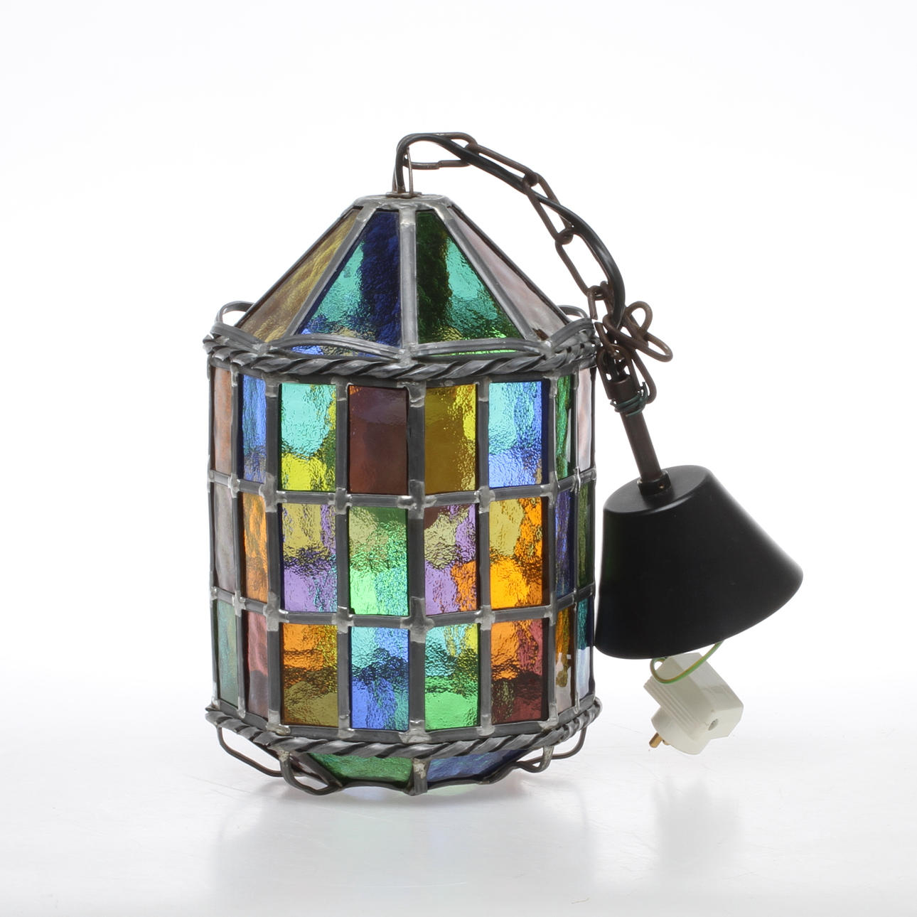 TAKLAMPA, blyglas, 1900-tal.