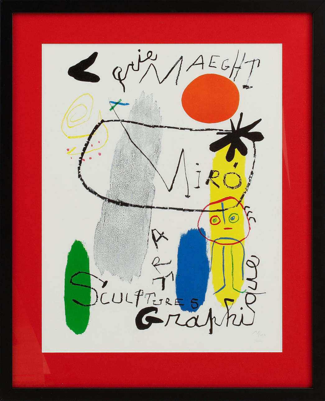 JOAN MIRÓ. Efter, poster.