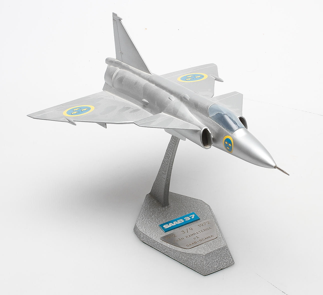 FLYGPLANSMODELL, SAAB 37 "Viggen", 1970-tal.
