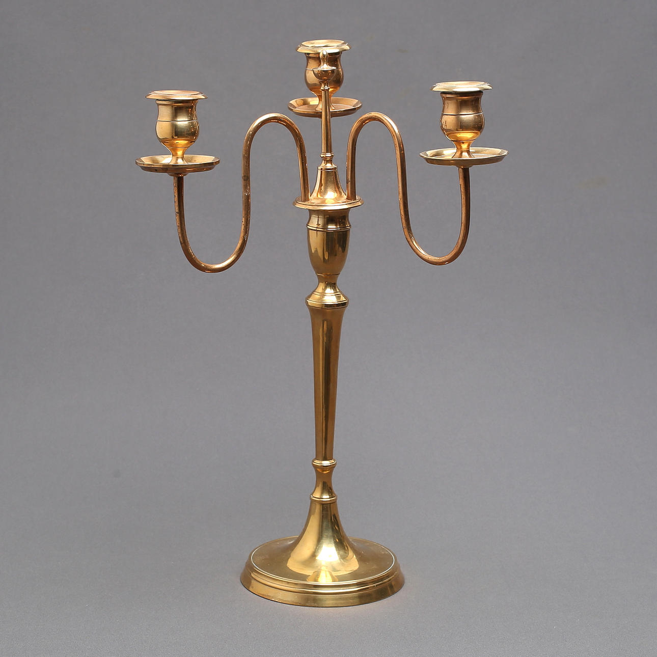 KANDELABER, mässing, Skultuna, N 55.