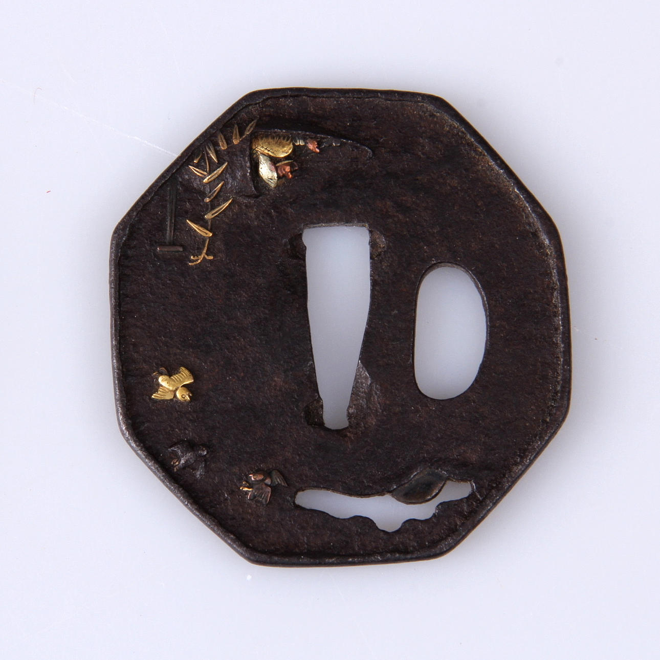 TSUBA, järn, Japan.