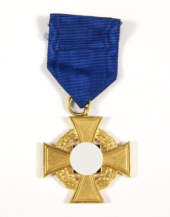FIDUCIARY TJÄNST DEKORATION 1. Scen, i Gold Tredje riket, 1938-1945.