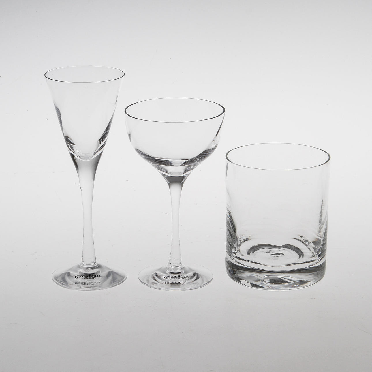 GLASSERVIS, 17 delar, Chateau, Kosta Boda.