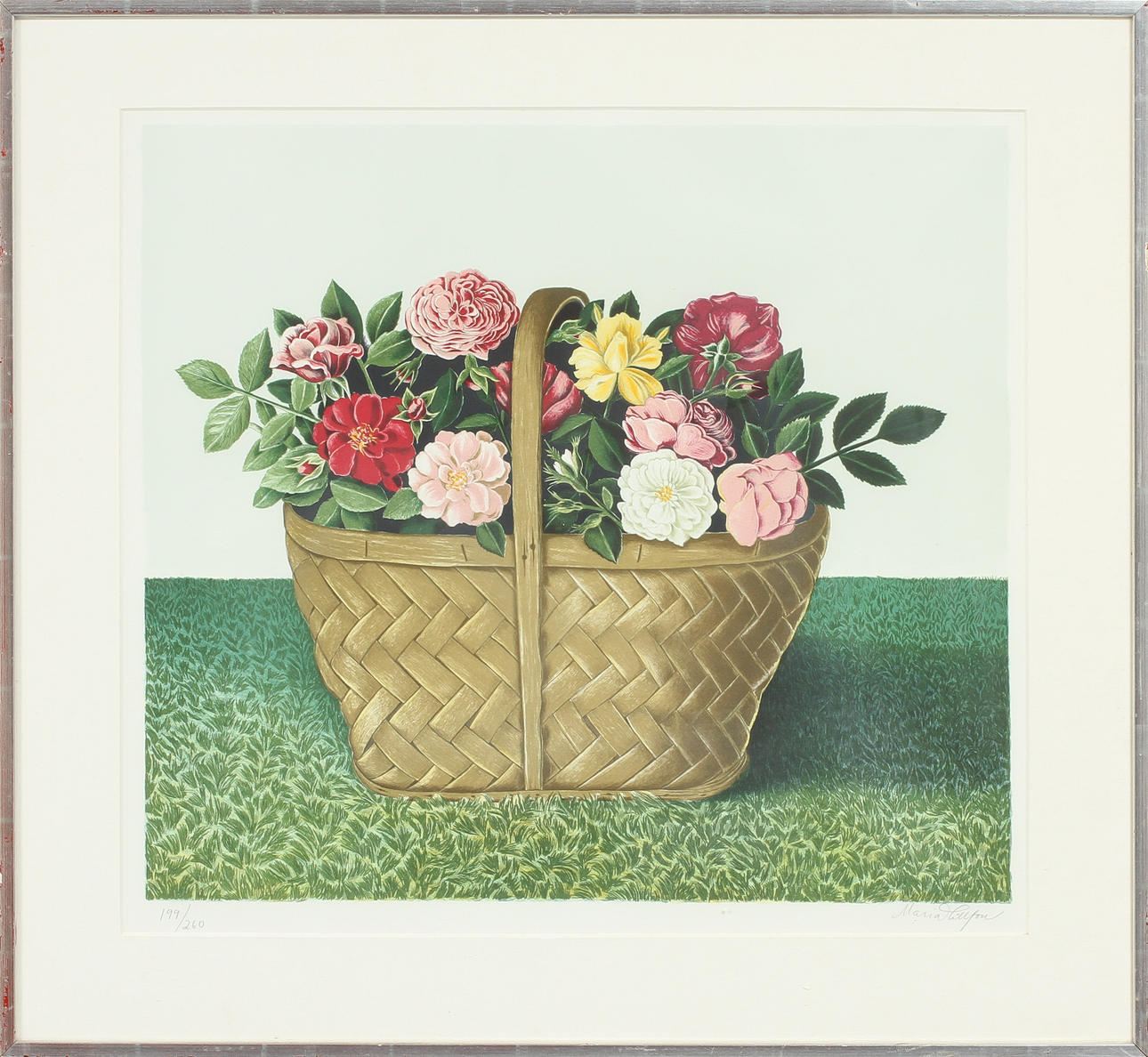 MARIA HILLFON, litografi, sign o numr 199/260.