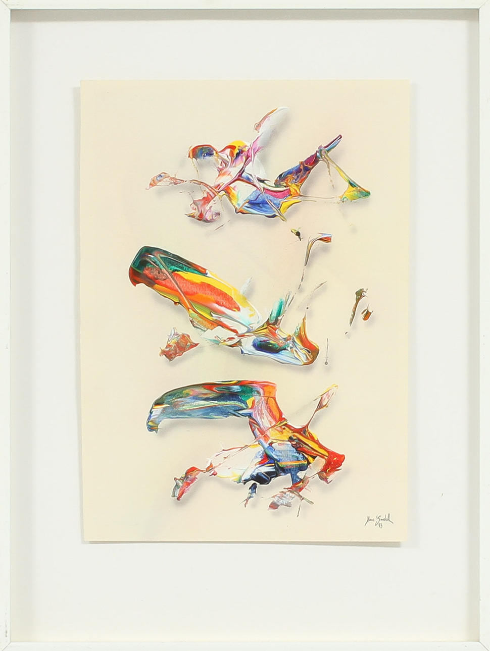 HANS SANDELL, olja på papp, sign o dat -93.