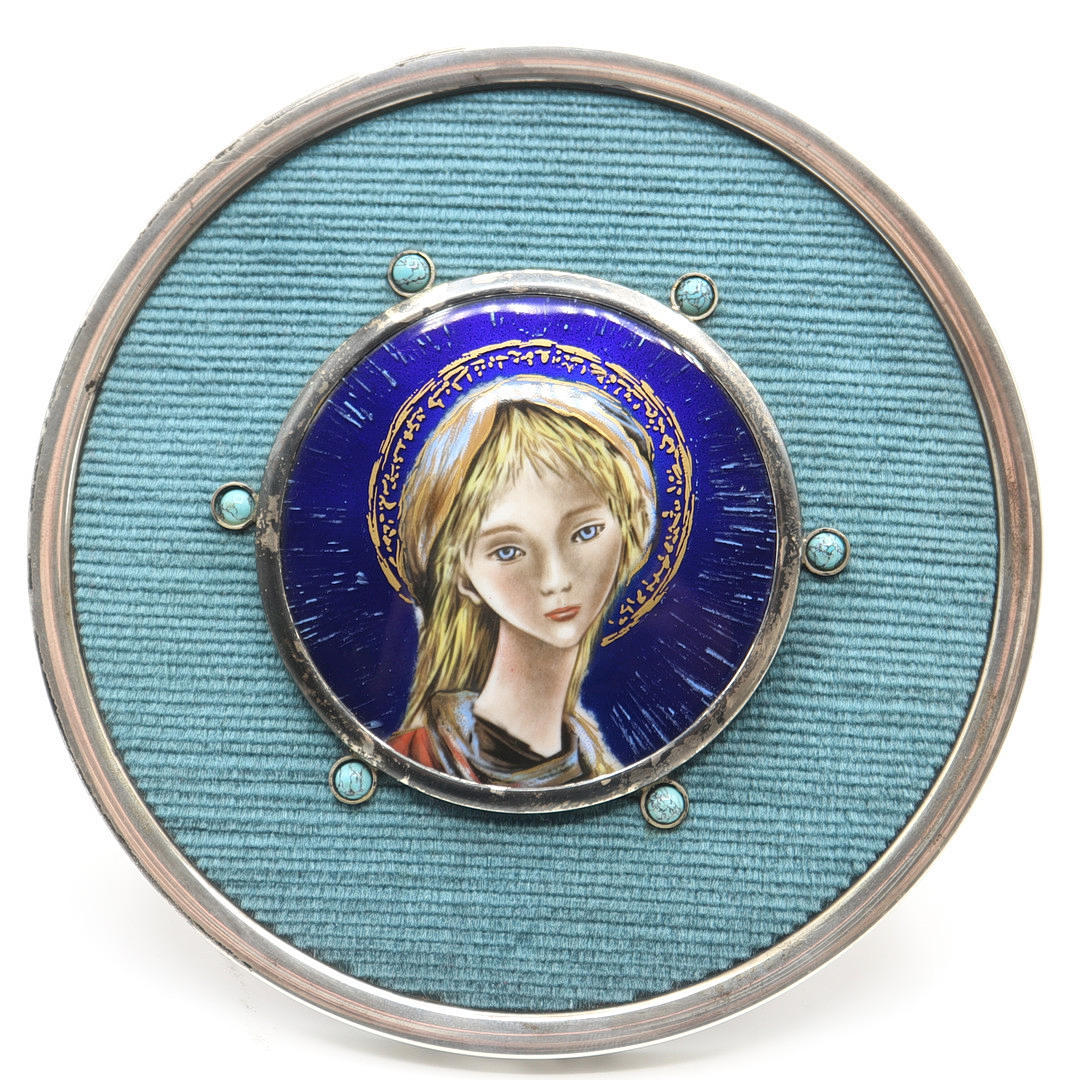 JEANNE D'ARC LIMOGES ENAMEL.