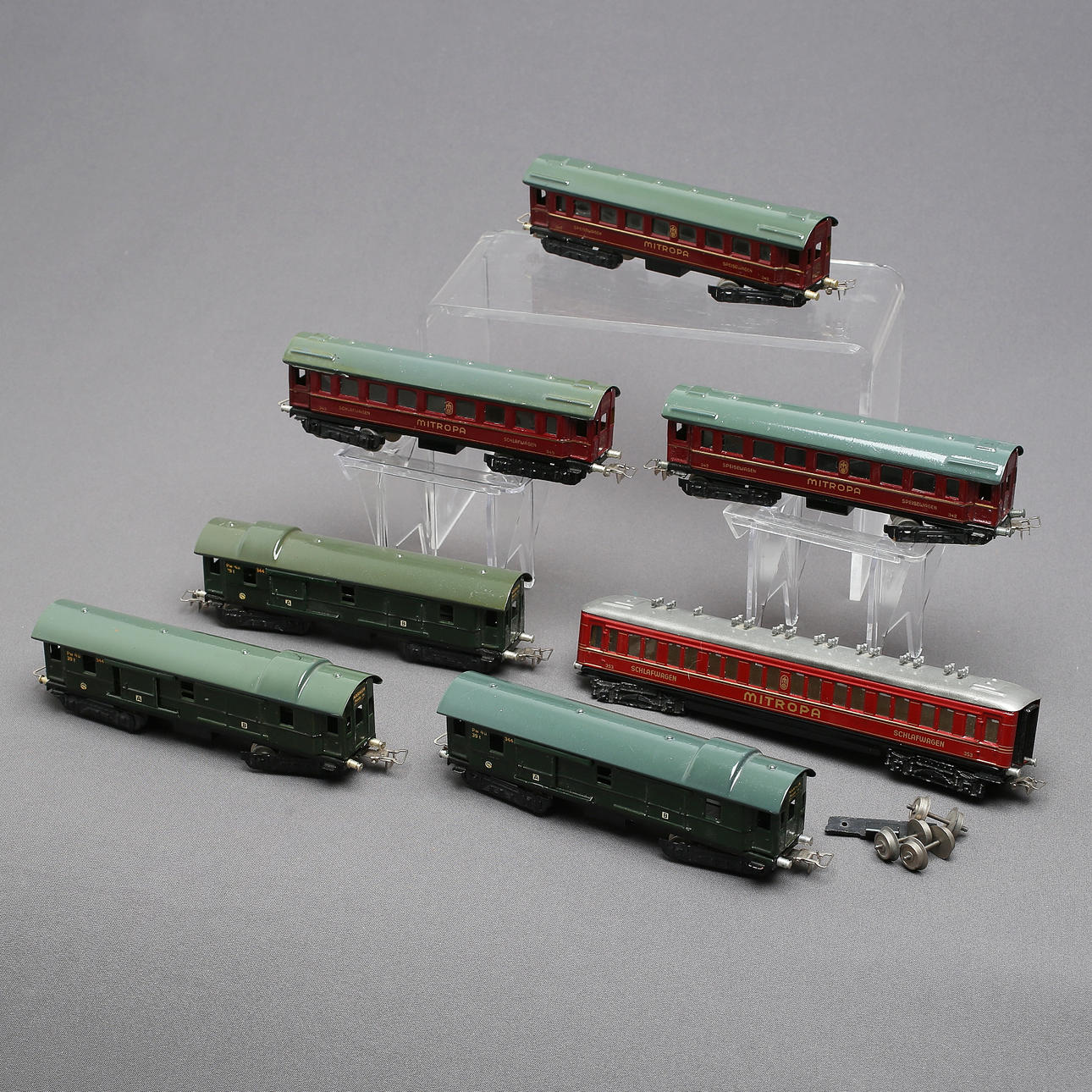 MÄRKLIN 7 Drehgestellwagen.