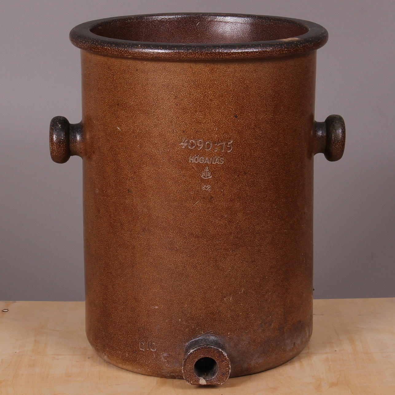 FÖRVARINGSKÄRL, stengods, Höganäs, 1900-talets första hälft.