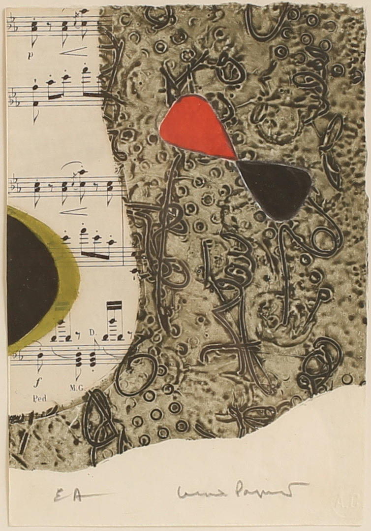 MAX PAPART. Carbound engraving EA, signed.