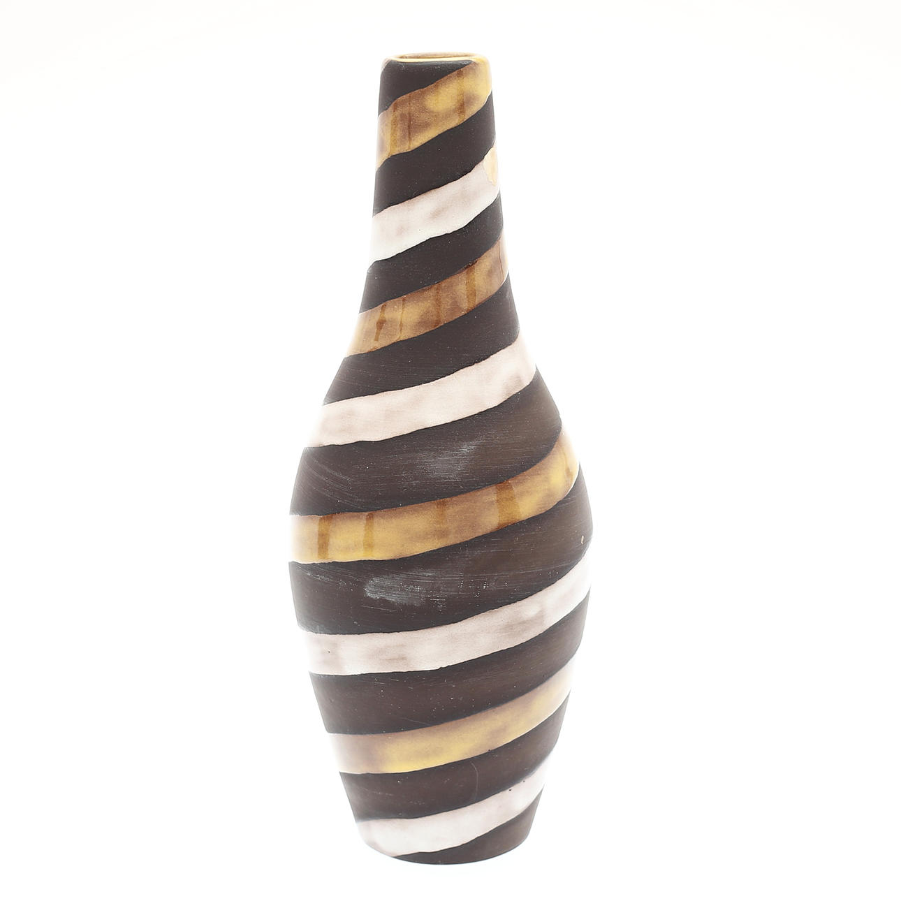 INGRID ATTERBERG. Vase, lertøj, "Spiral", Upsala Ekeby.