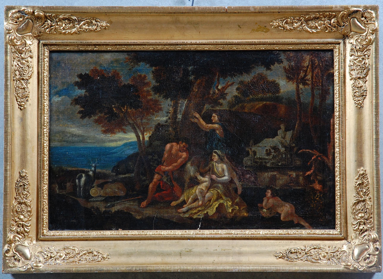 VIKTOR HONORÉ JANSSENS. HANS KRETS. 1658-1736, olja på duk, märkt A tergo.