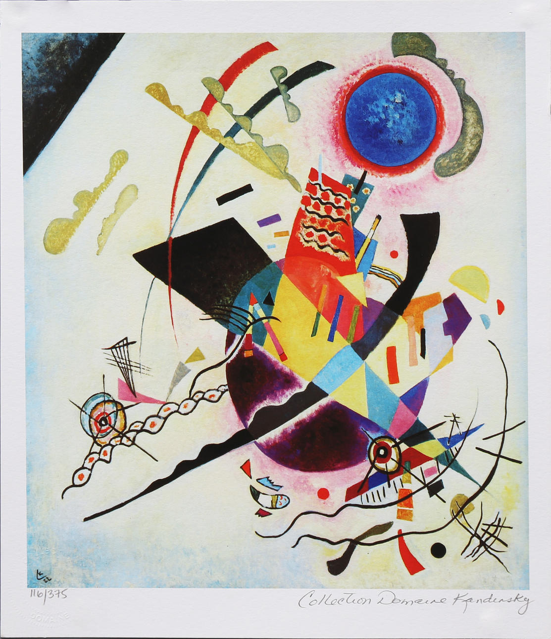 WASSILY KANDINSKY. EFTER. ”Blå cirkel”.