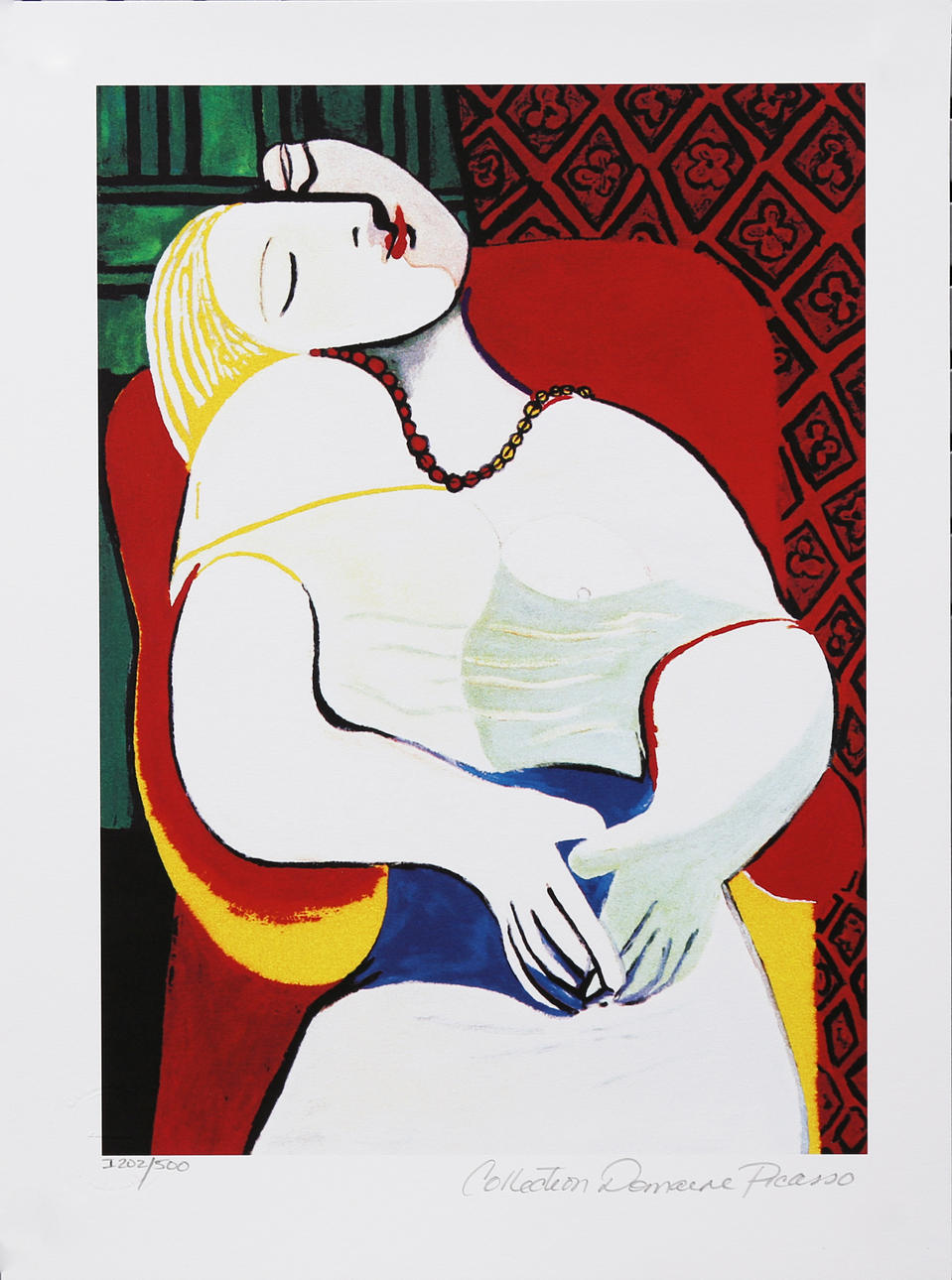 PABLO PICASSO. NACH. "le reve".