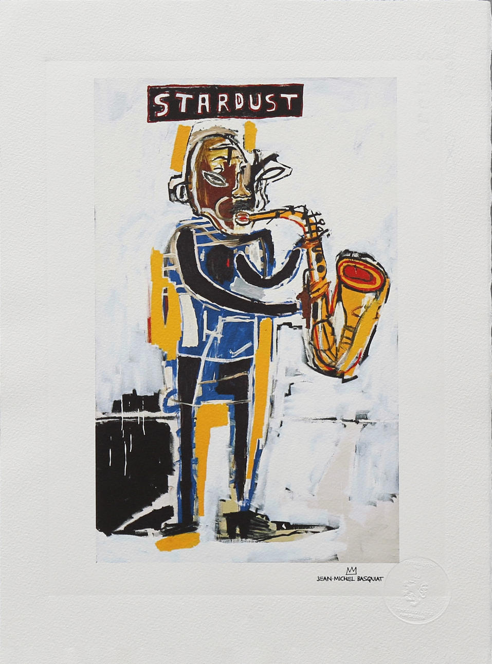 JEAN-MICHEL BASQUIAT. EFTER. "Stjernestøv".