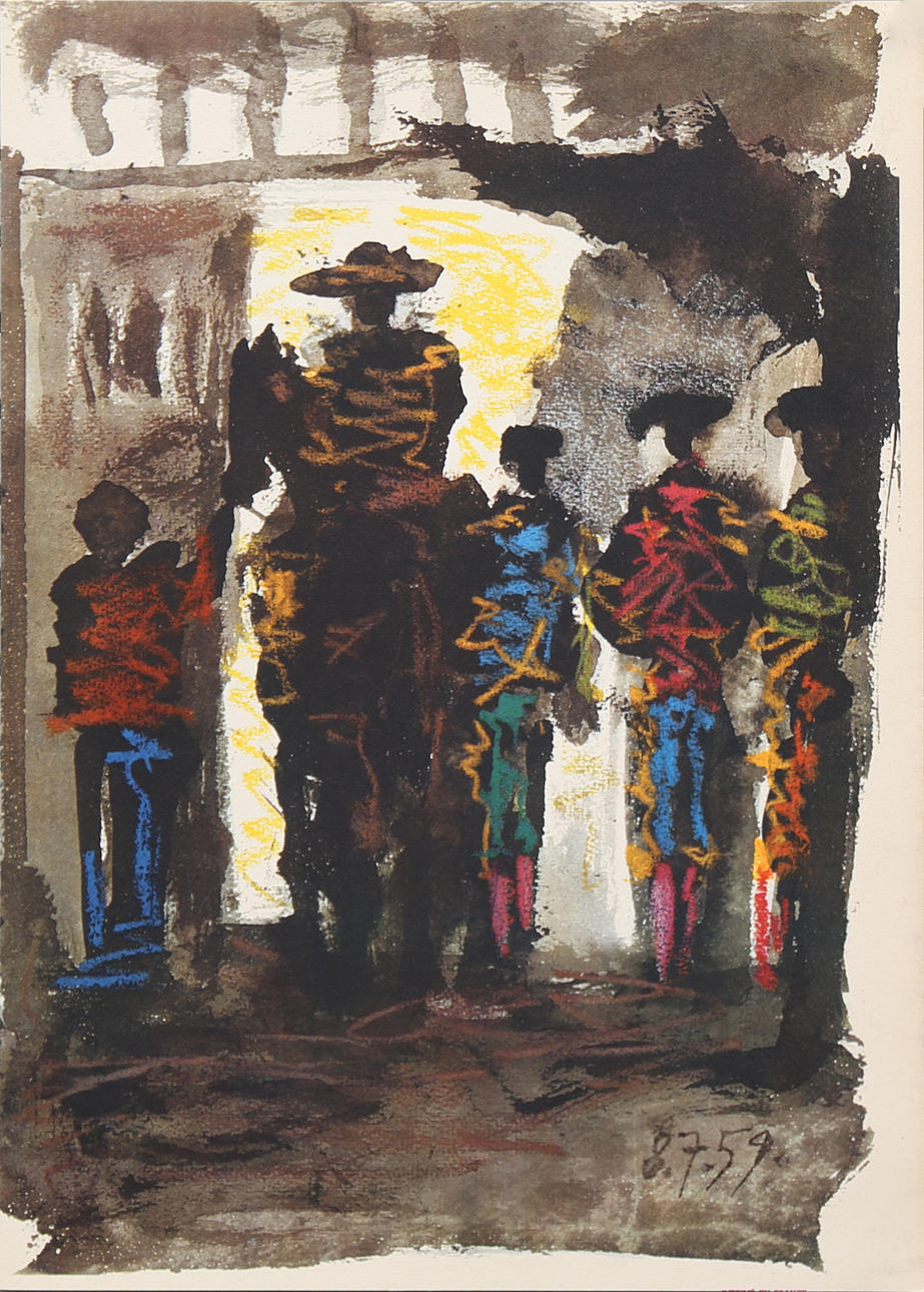 AFTER PABLO PICASSO. Untitled ("Toros y toreros").