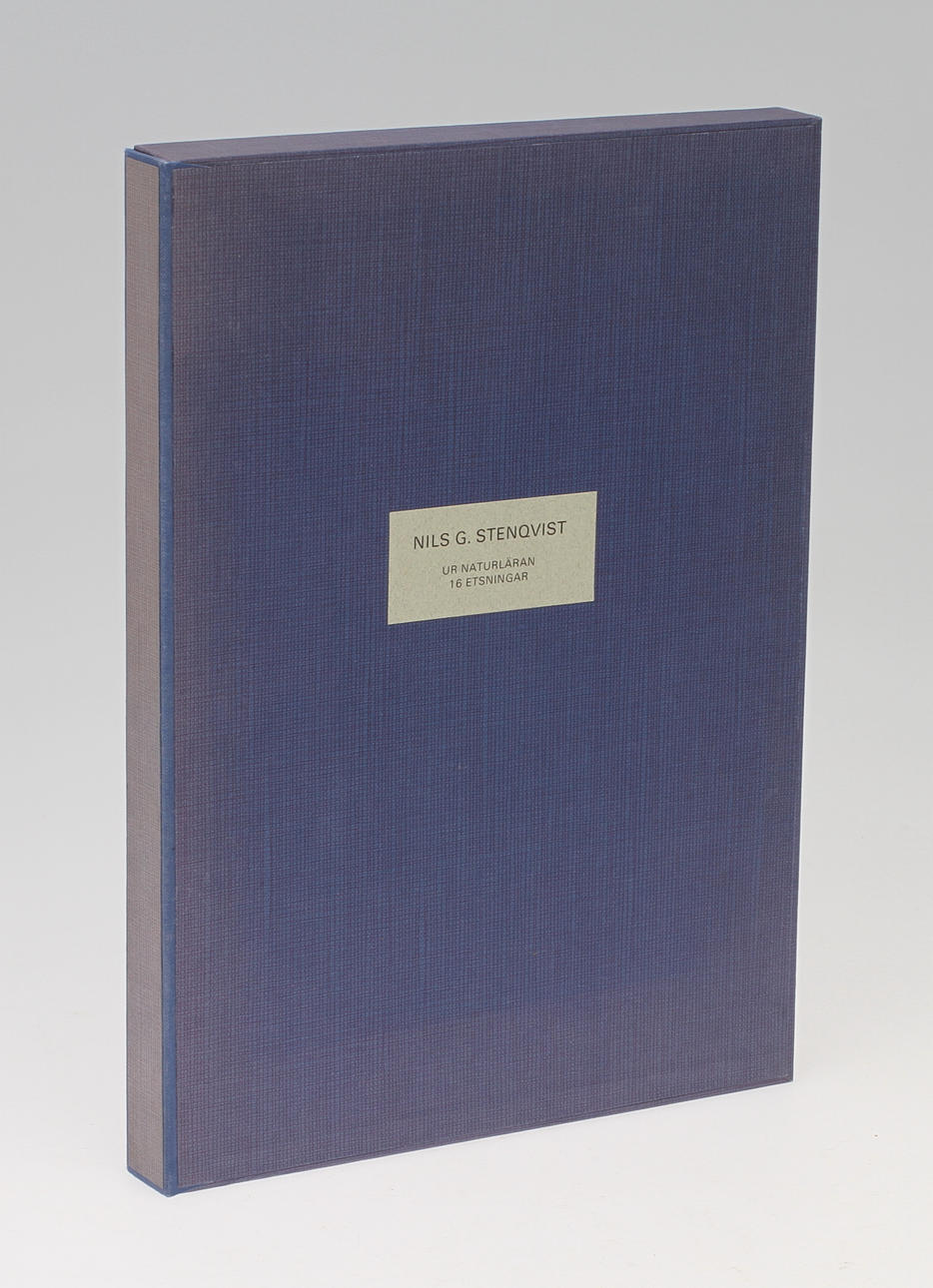 NILS G STENQVIST. "Ur Naturläran", etsningar 16 st, signerade och numrerade 18/50.