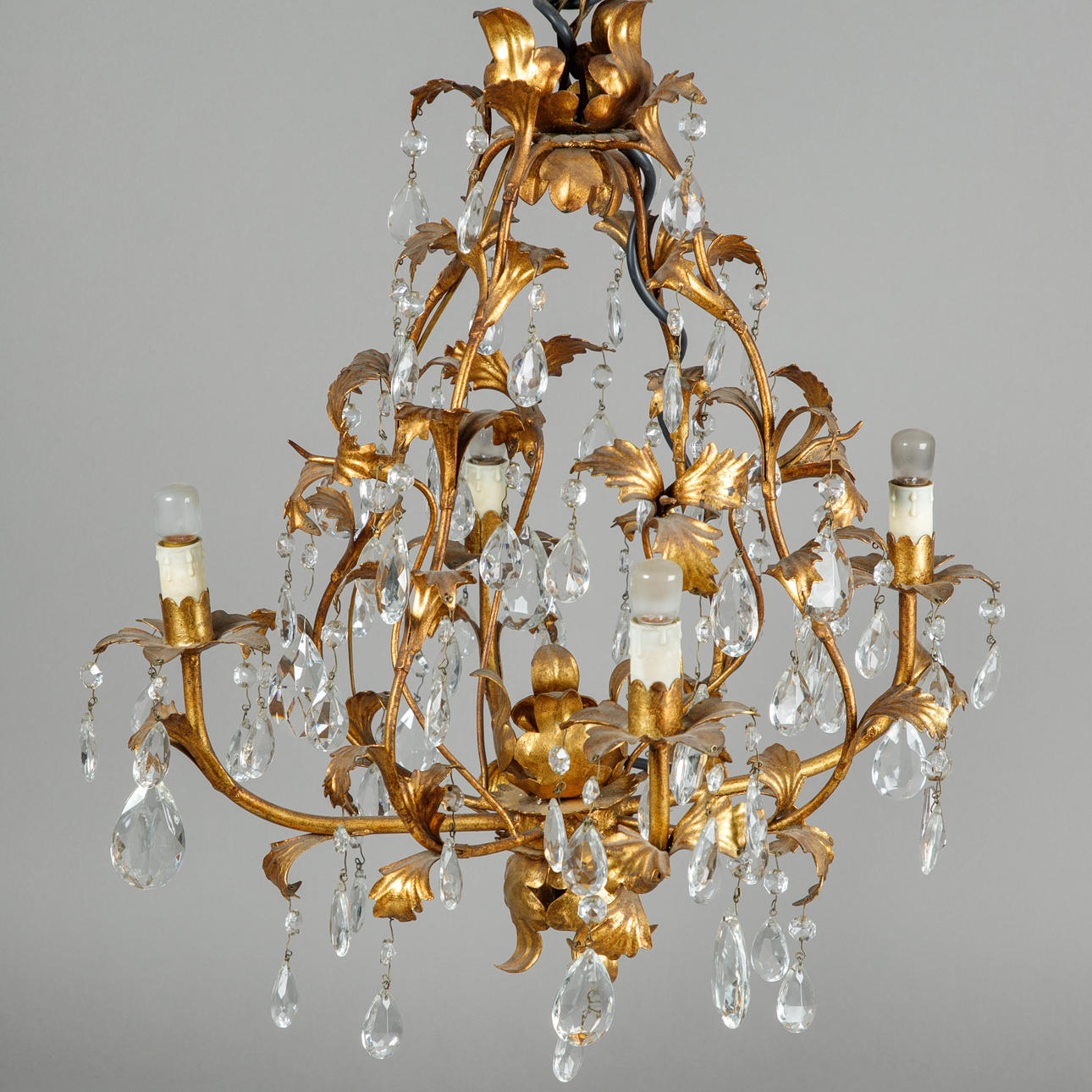 Candlestick crown, probably Italy, 1960s/70s.