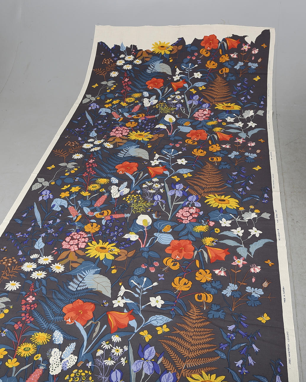 TEXTIL, "Stugrabatt", Komp. Gocken Jobs, Jobs Handtryck, Leksand, 1900-tal.