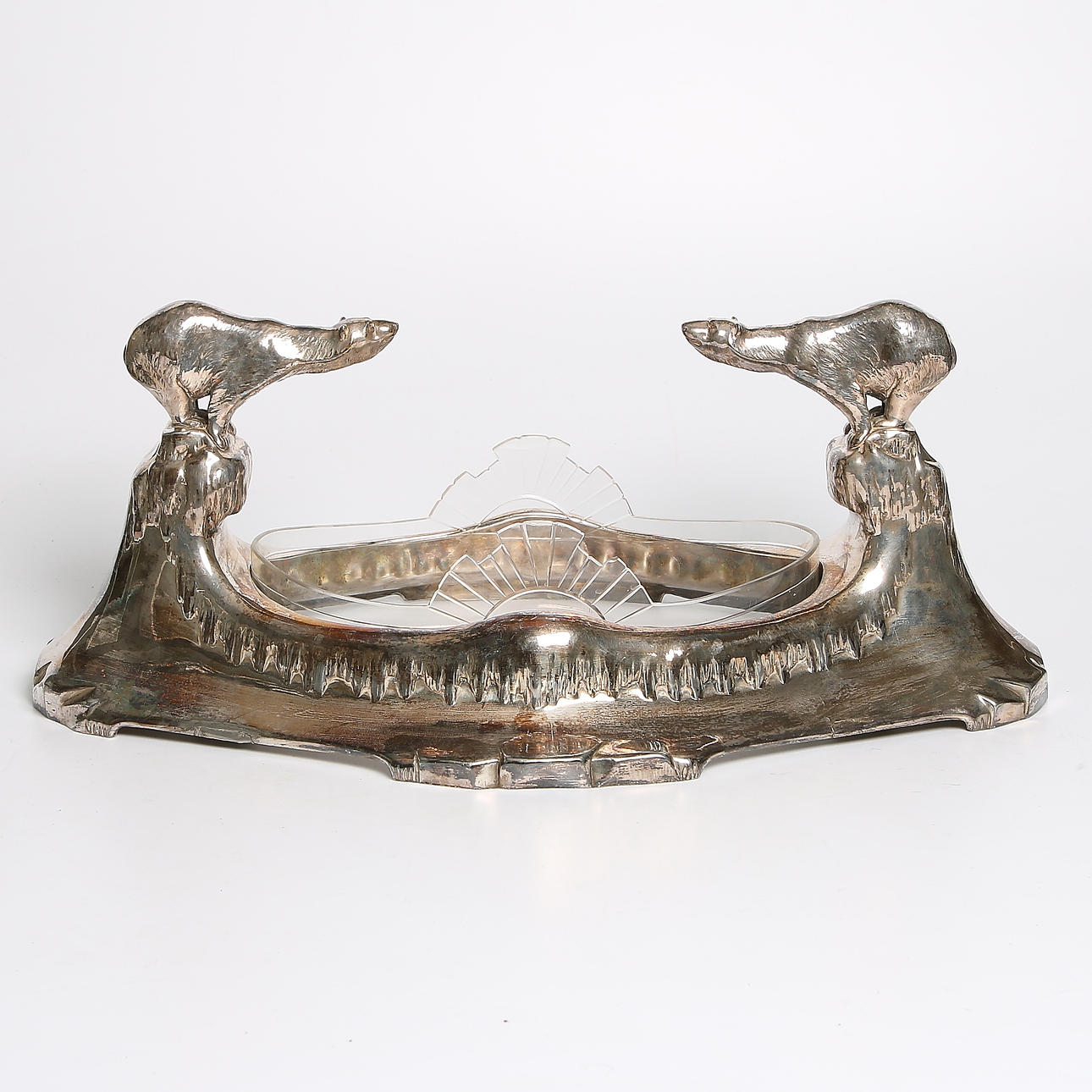 JARDINÄR, jugend, nysilver, Eneret Victoria, Danmark, sekelskiftet 1900.