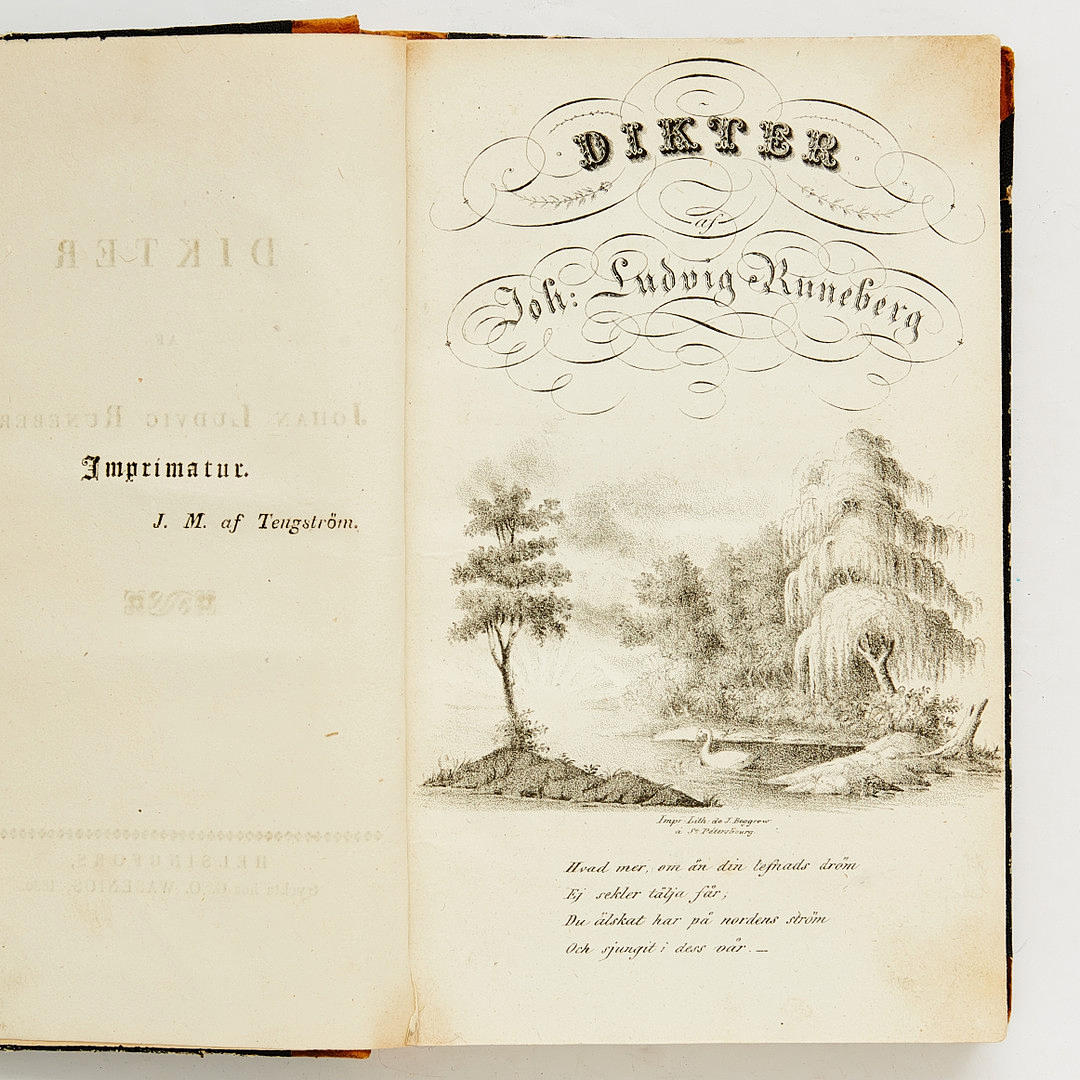 Runeberg Dikter m.fl. originalupplagor.
