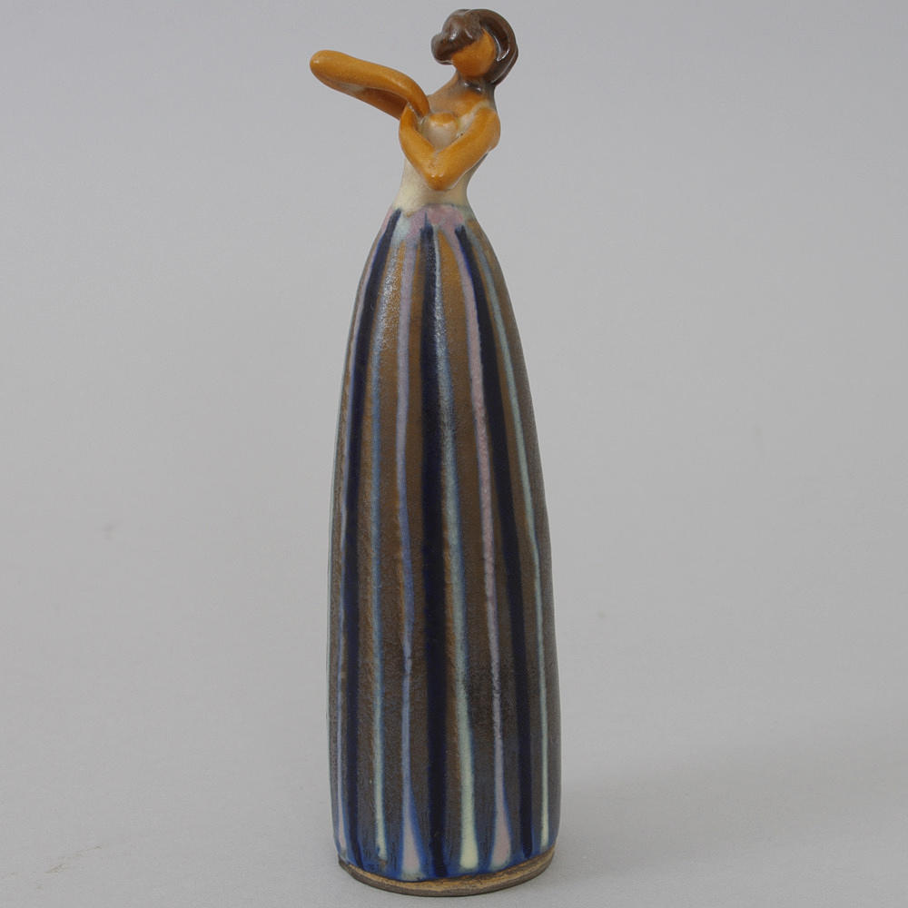 FIGURIN, porslin, "Backafallsflickan", Cay Cedergren.