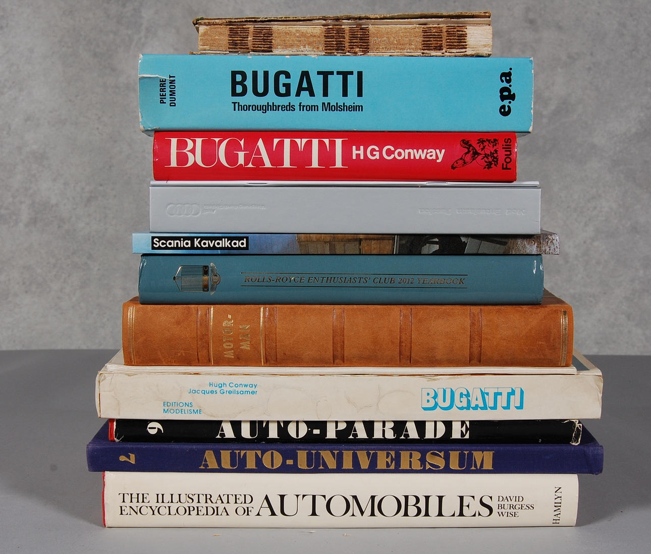 FORDONSBÖCKER ,13 st.