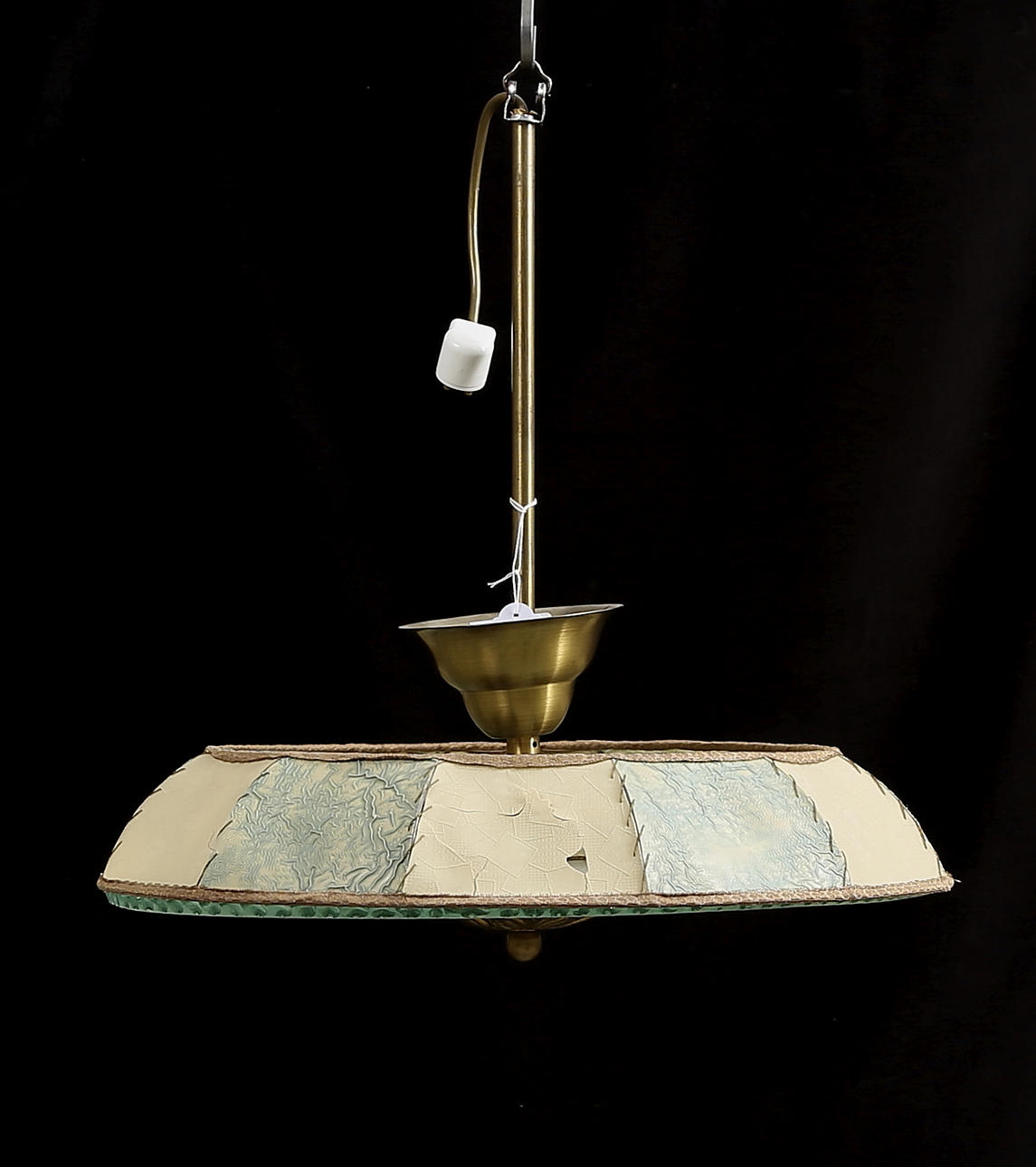 TAKLAMPA, art deco, 1930/40-tal. Total höjd 44 cm.