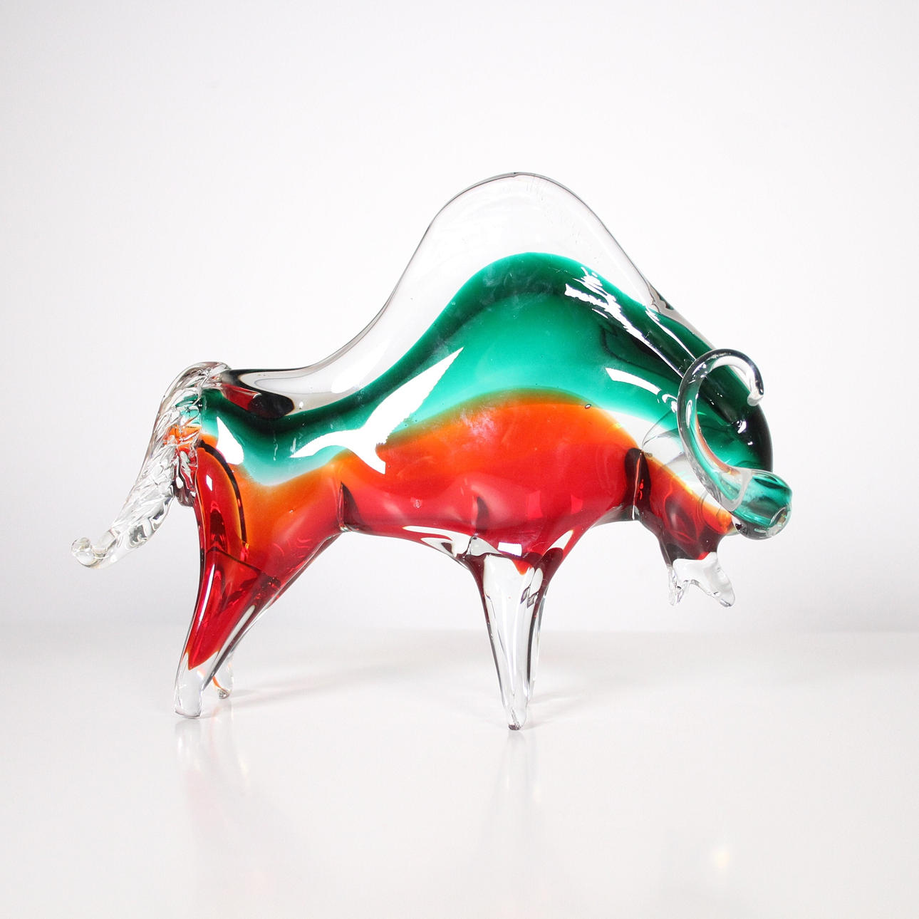 'Toro', cristal de Murano, Italia.