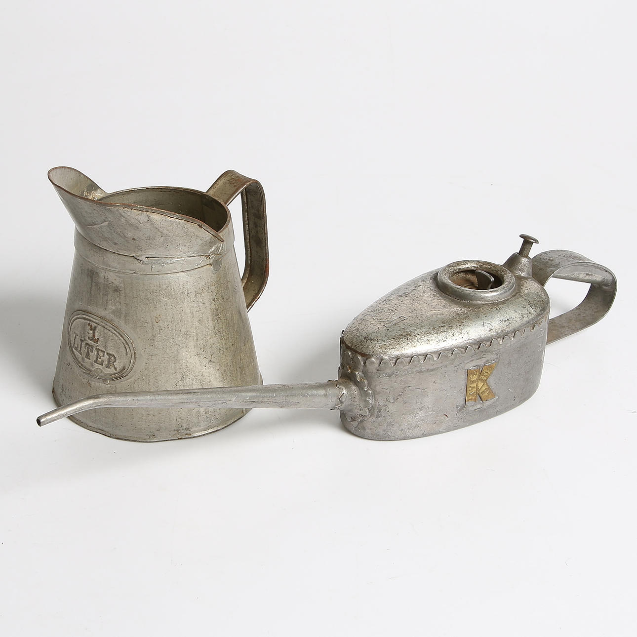 OLJEKANNA samt KANNA, Key´s Leeds, tenn&zink. bl.a. England.