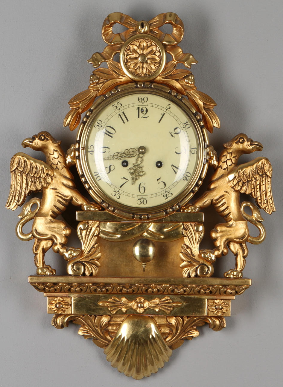 VÄGGPENDYL, empirestil, 1900-tal.